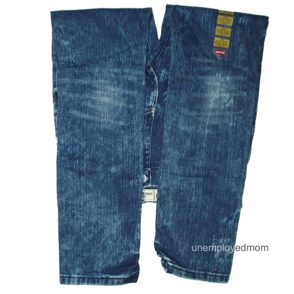 Boys Blue Jeans Faded Super Skinny Fit Levis 510 Youth 18 R Pants Trousers - Picture 9 of 12